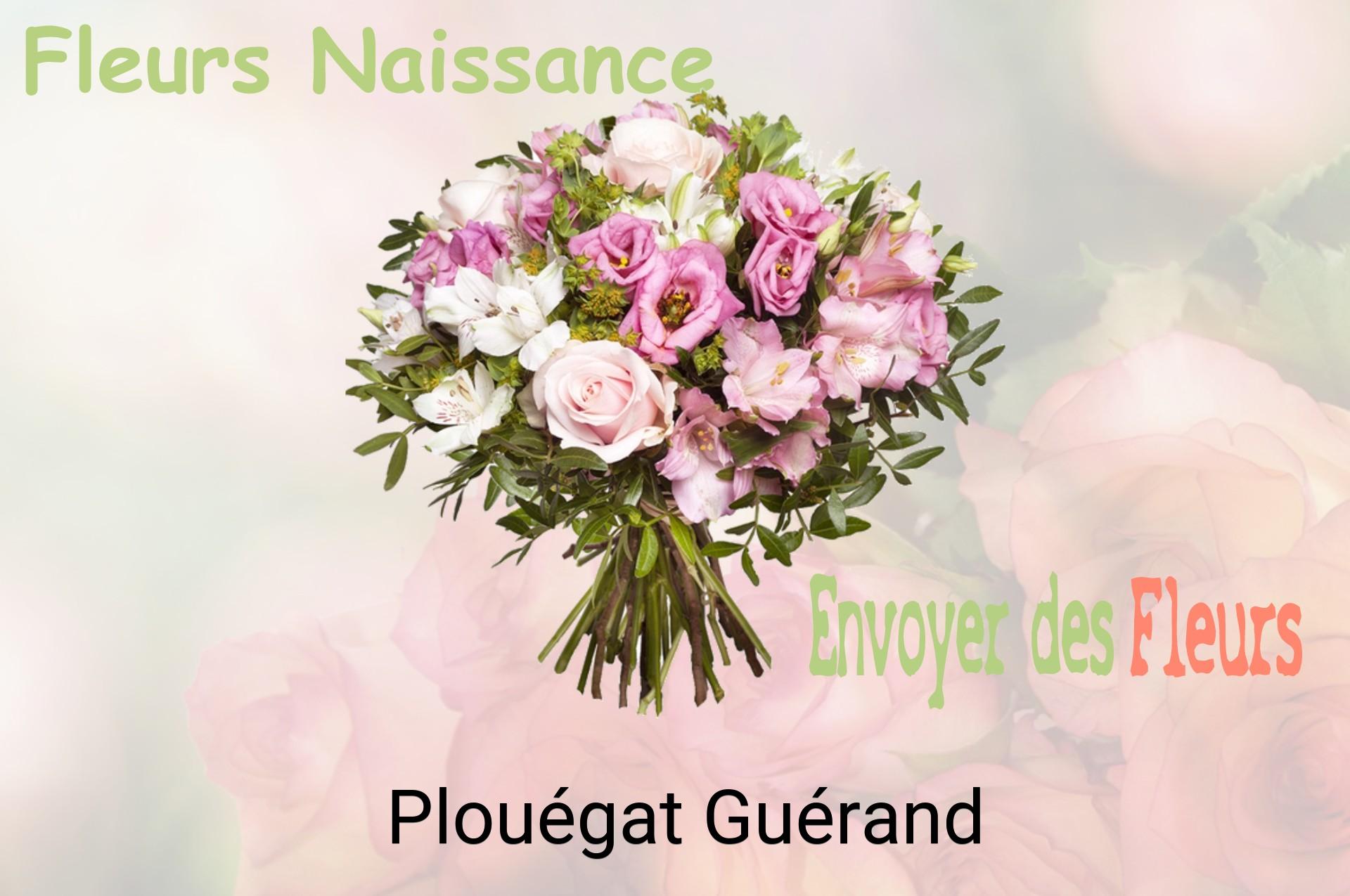 Bouquet de fleurs de naissance livré à Plouégat-Guérand