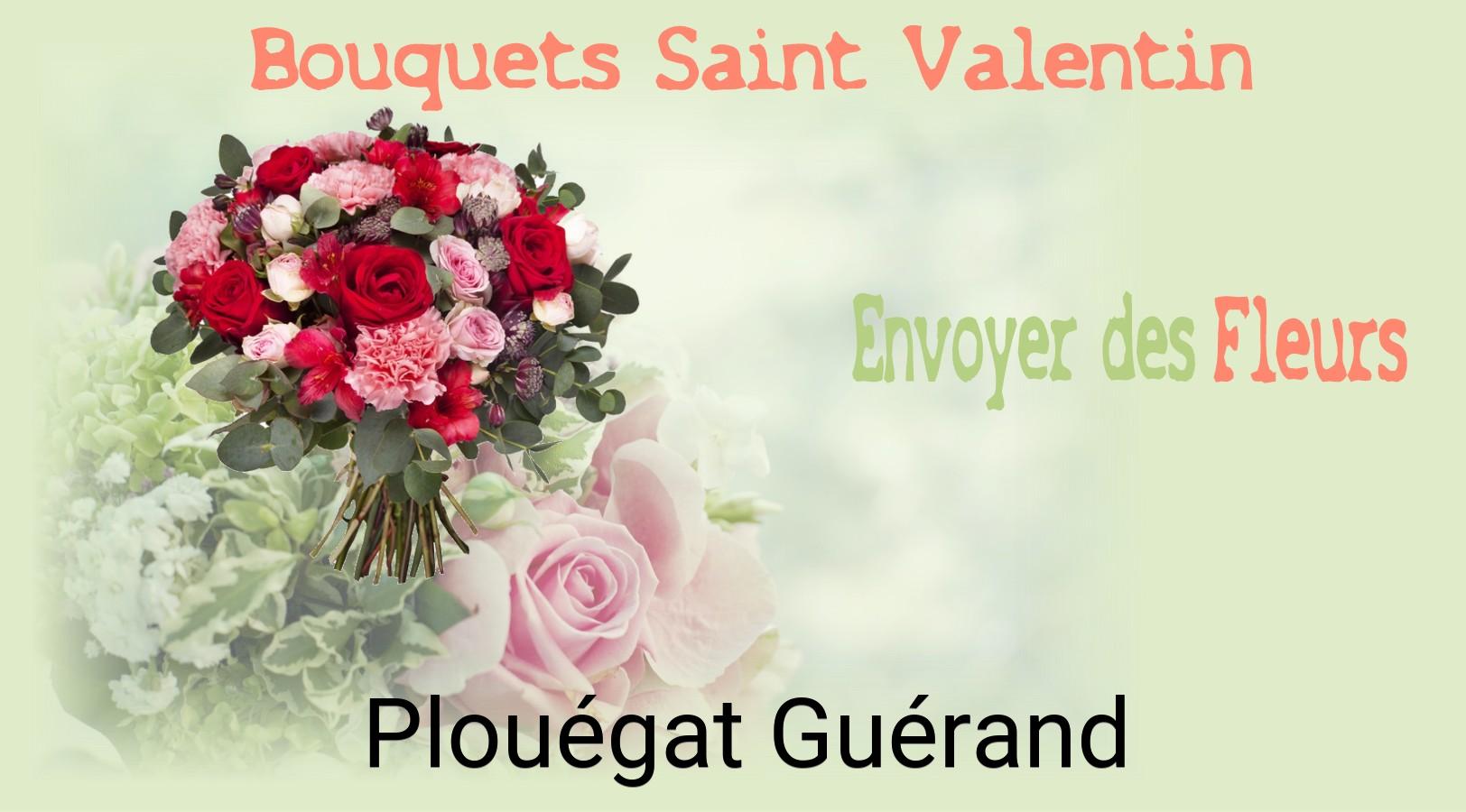 Roses de Saint-Valentin livrées à Plouégat-Guérand